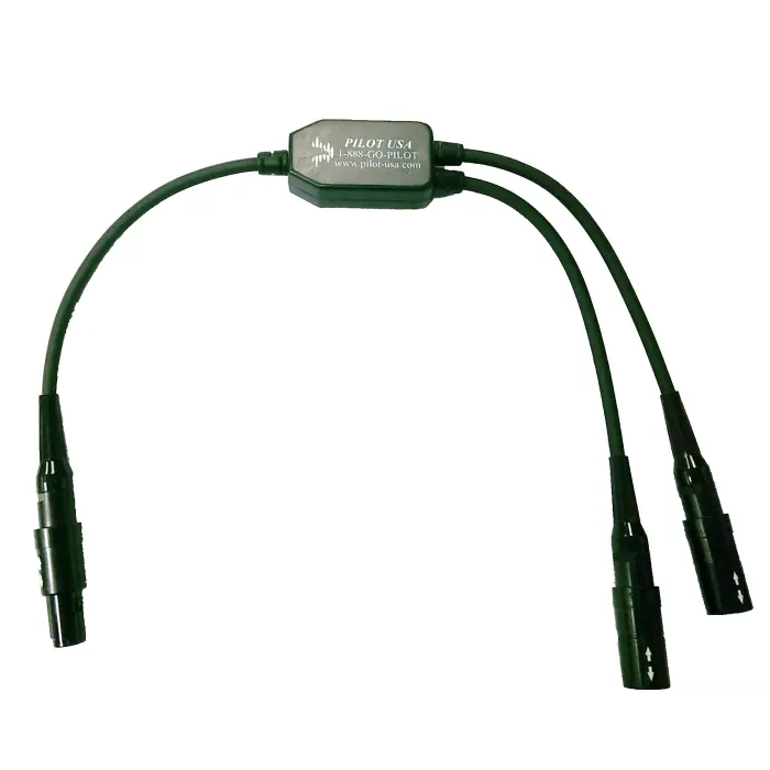 Dual 6 Pin Lemo (Bose) Headset Adapter 1