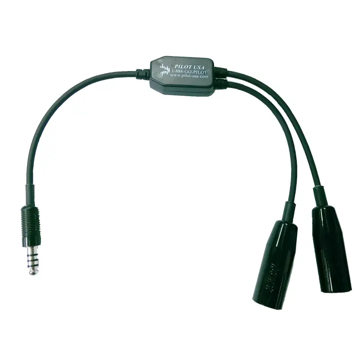 Dual Helicopter Headset Adapter 1