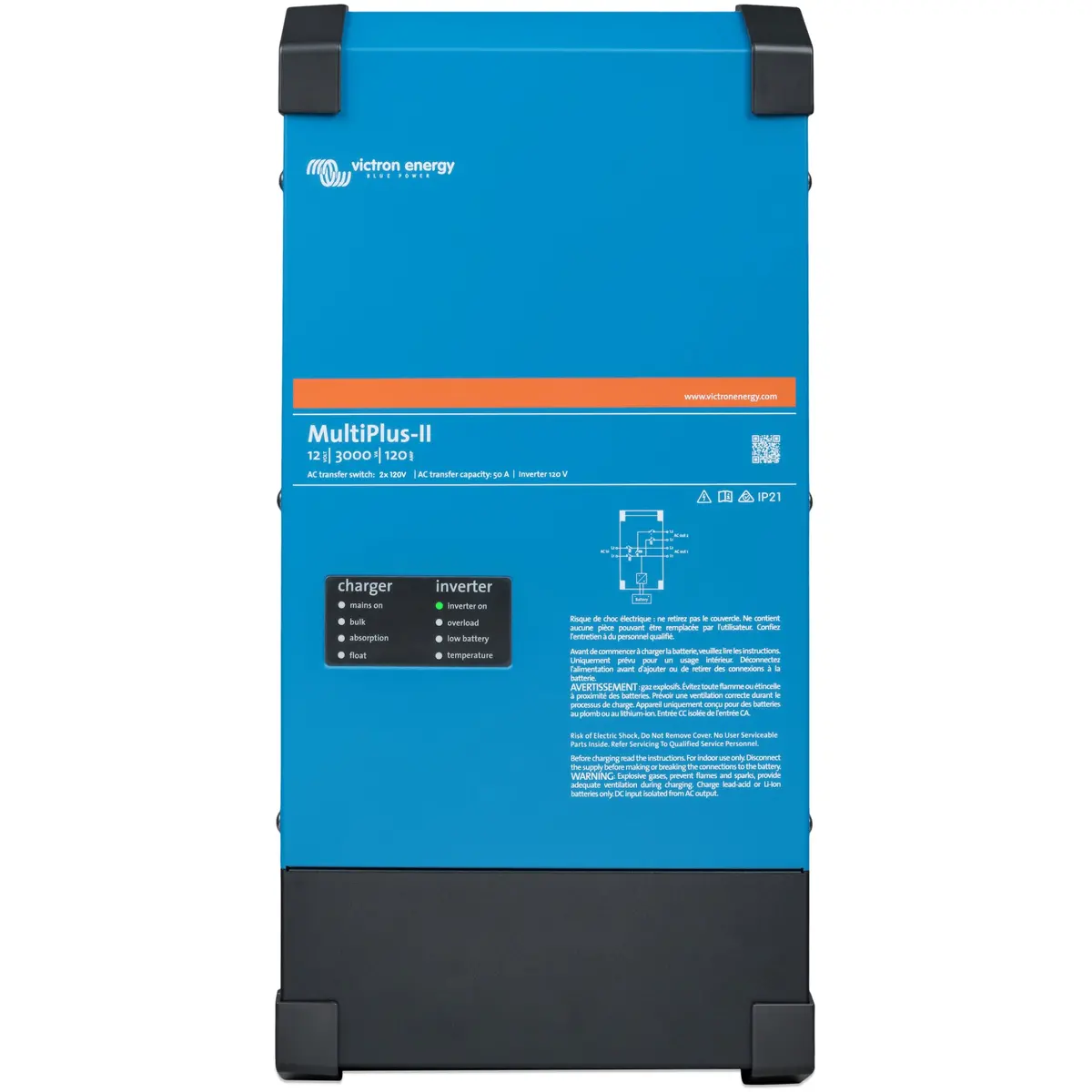 Victron Multiplus-Ii 12/3000/120-50 2X120v (Ul) 1