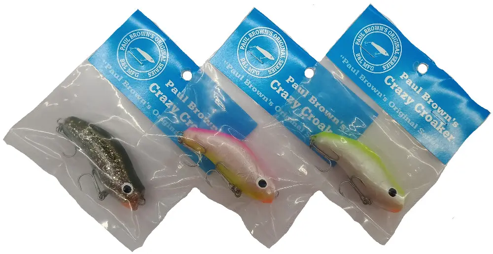 Paul Brown's Crazy Croaker Soft Lures - 2.75" 1