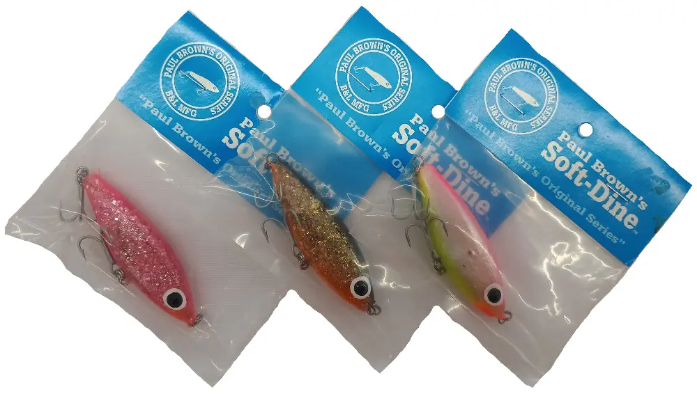Paul Brown's Soft-Dine Rattling Lures - 2.75" 1