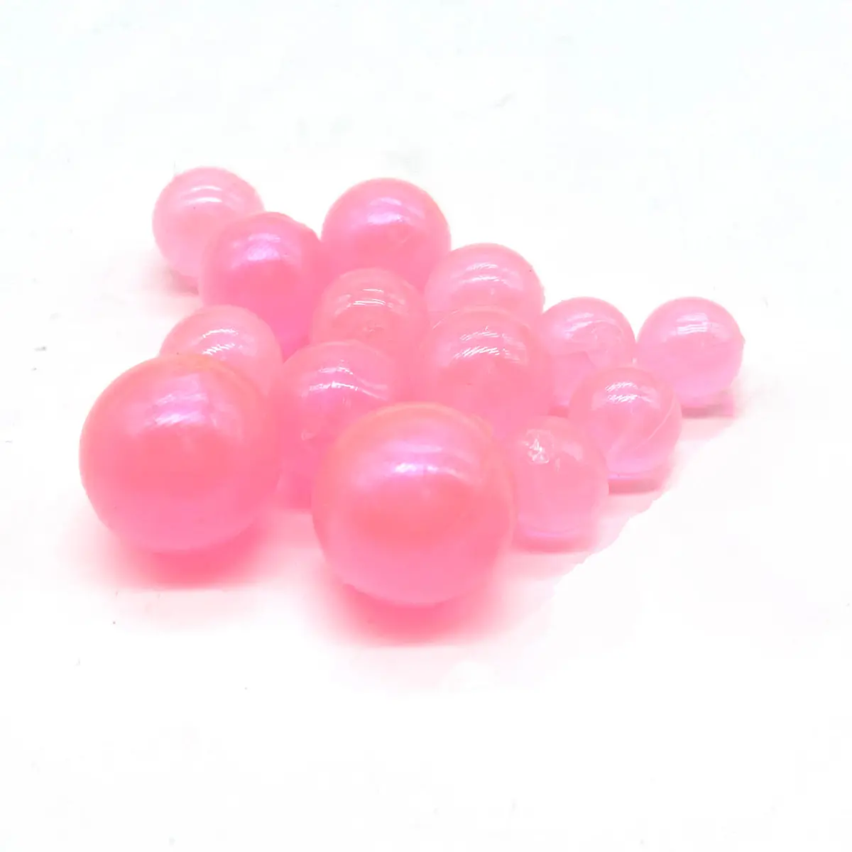 Bnr Tackle Soft Beads - 25 Mm - Pink Sheen 1
