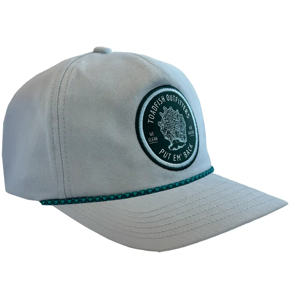 Toadfish "Put 'Em Back" Embroidered Rope Hat 1