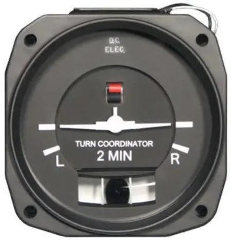 3" Turn Coordinator, Lighted Rca 83A-11 1