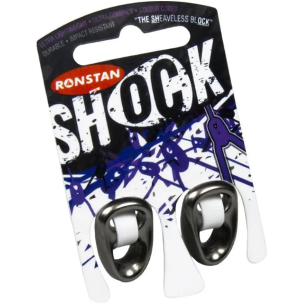 Ronstan Shock Block Grey Sold In Pairs 1