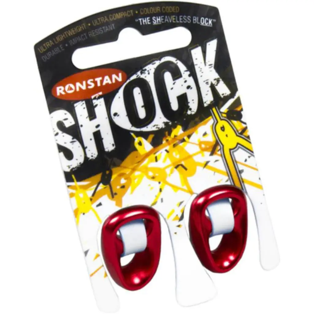 Ronstan Shock Block Red Sold In Pairs 1