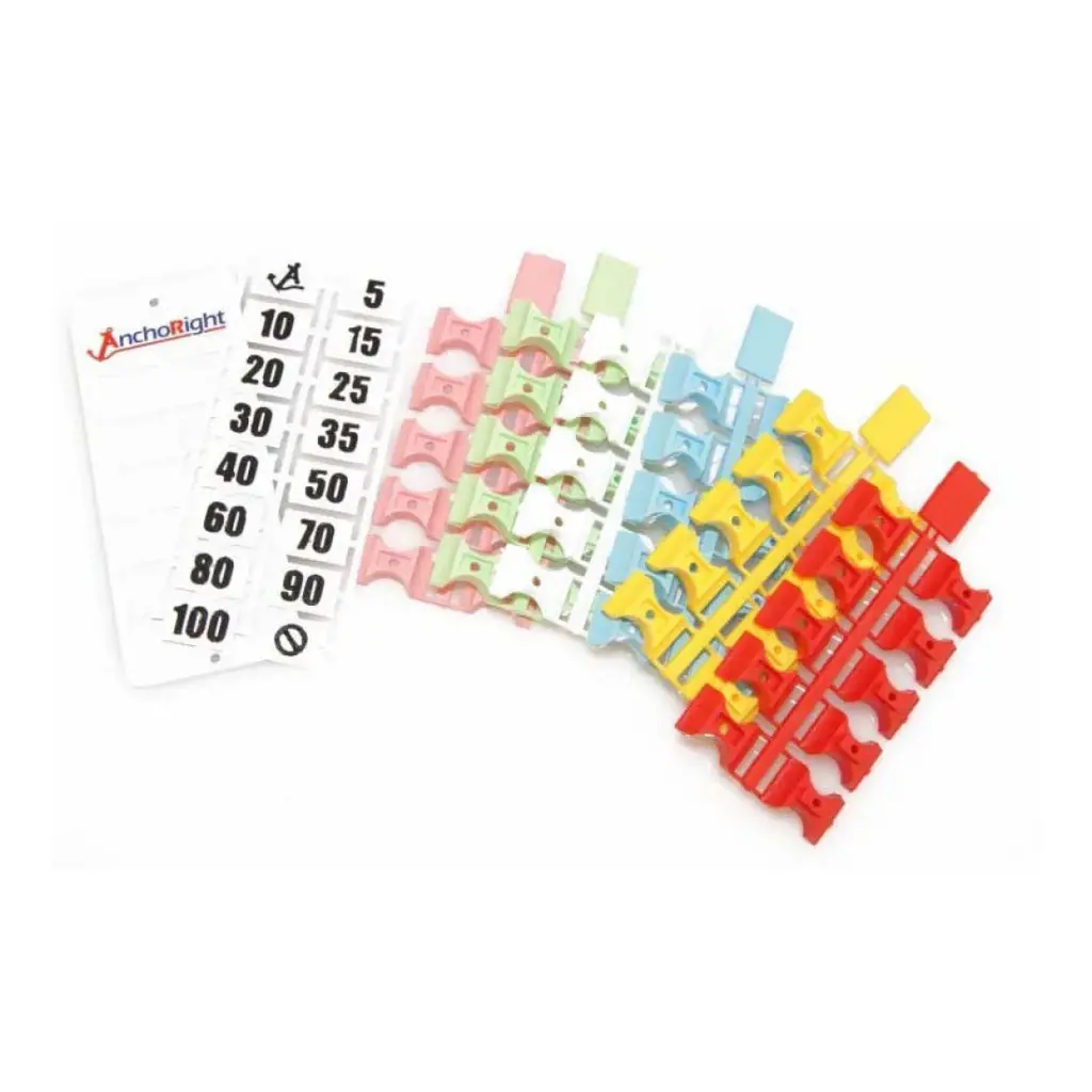 Chain Marker Set - 1/4" - 6 Colours - 30/Pack 1