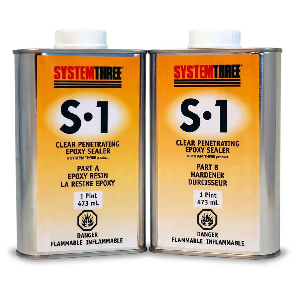 System Three S-1 Epoxy Sealer Kit - 1 Quart 1