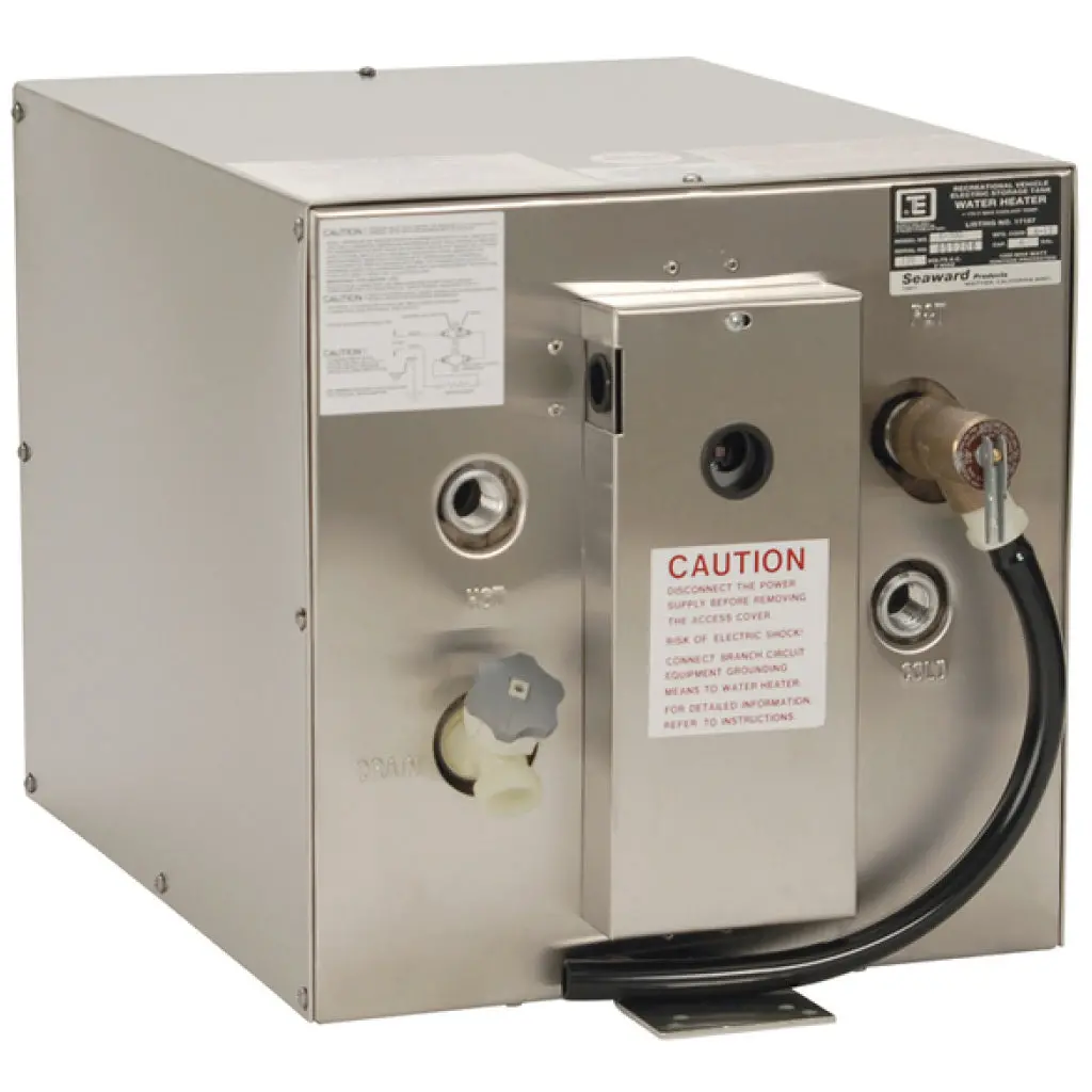 Seaward Ss Water Heater W/Rear Exchange 6Gal 1