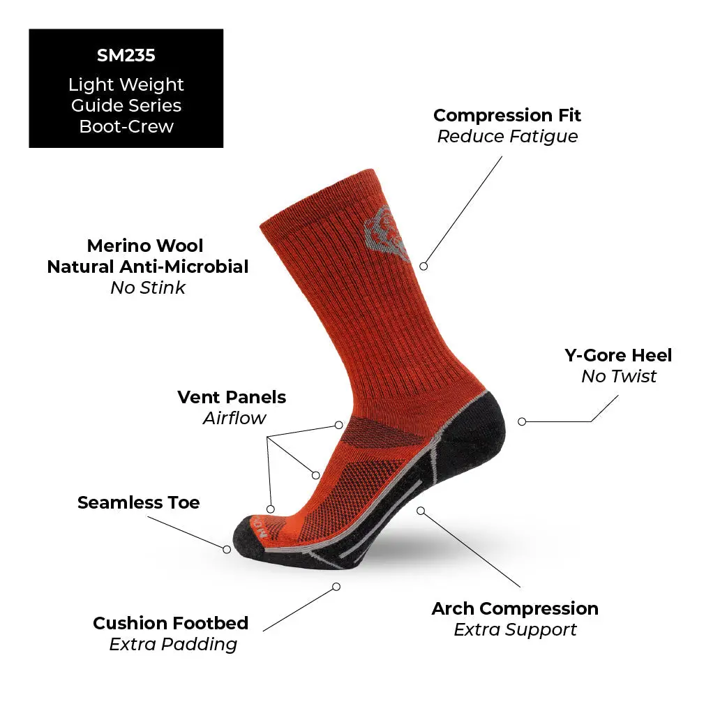Fish Monkey Boot Cut Guide Series Merino Socks 1