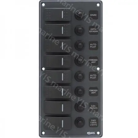 Yis Marine Aluminum Water-Resistant Switch Panel 1