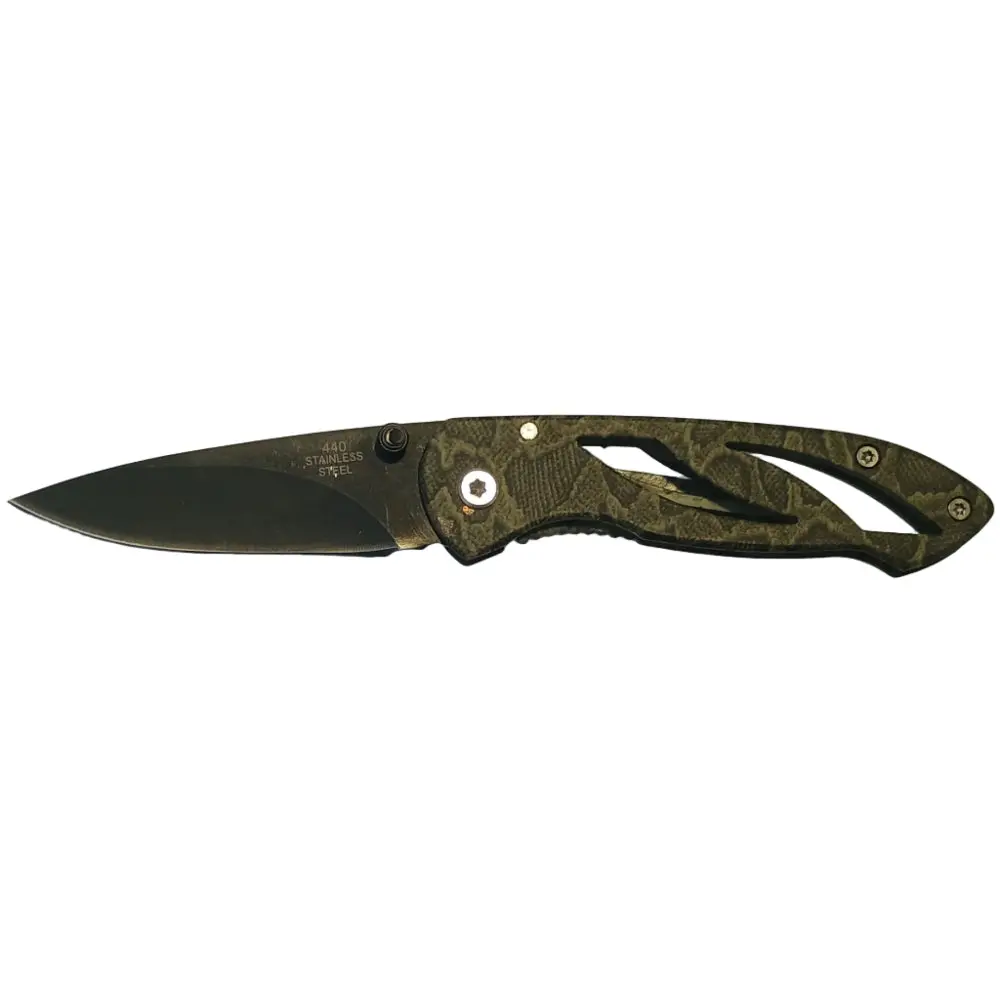 Service Tool Stainless Steel Camo Pocket Knives 1