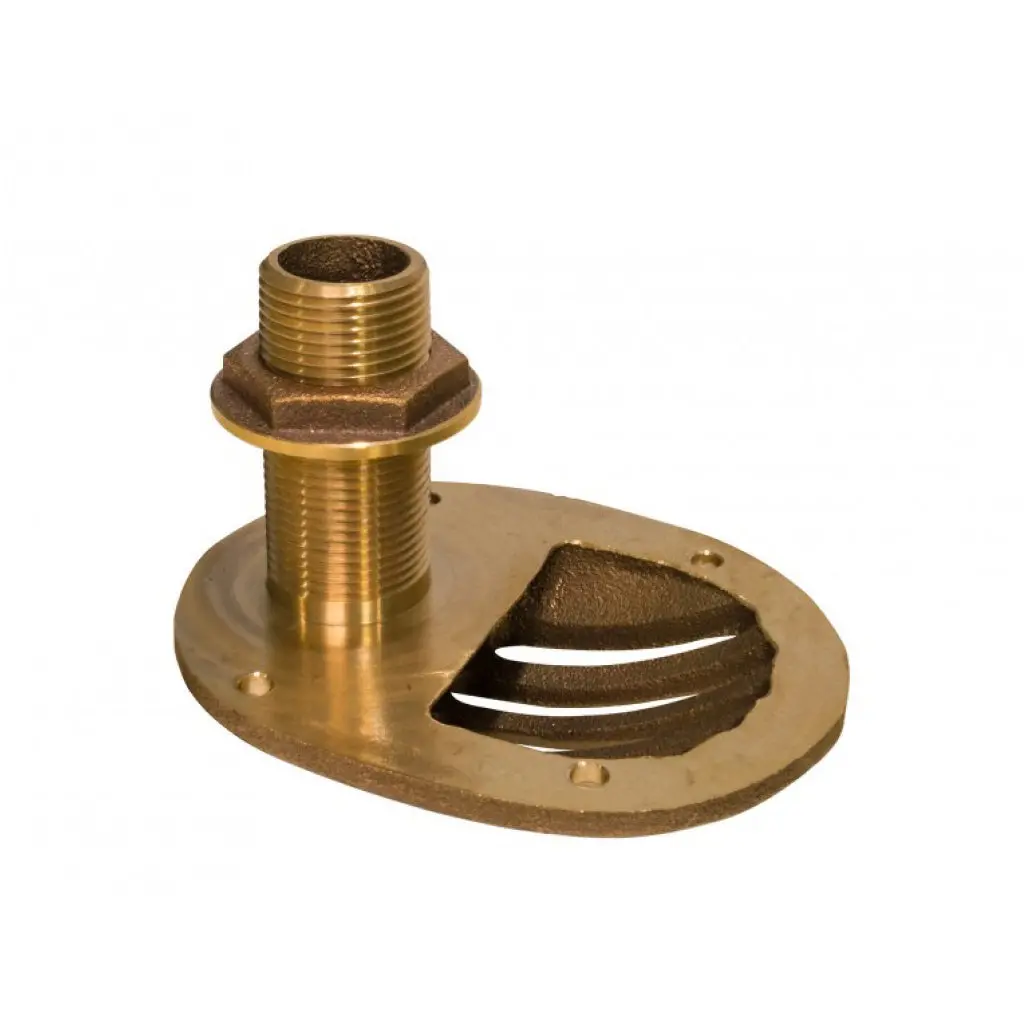 Groco 1-1/4" Scoop Thru-Hull With Nut 1