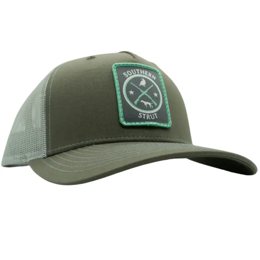 Southern Strut Quail & Pointer Patch Hat 1