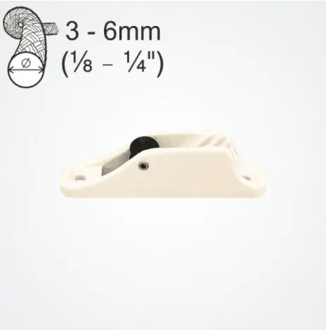Clamcleat Cl203 Junior With Roller Fairlead 1