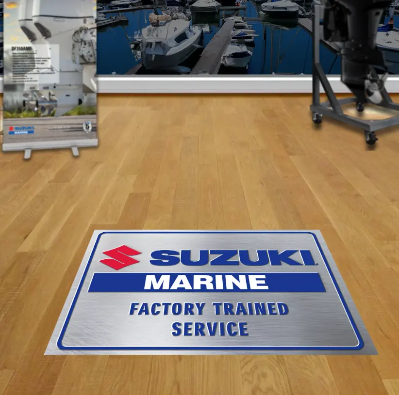 Factory Trained Service - 2'X3' Floor Graphic 1
