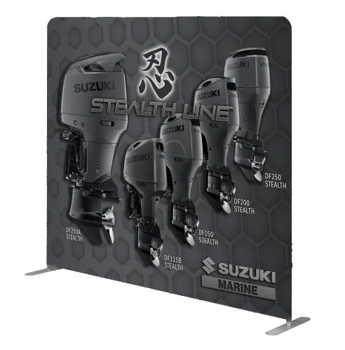 Stealth Line - Stretch Fabric Panel With 8' Frame 1