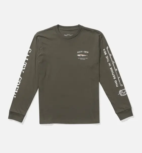 Salty Crew Bruce Long Sleeve Kids Tee 1