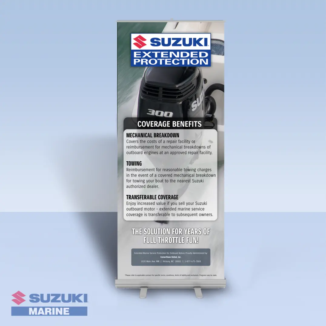 Suzuki Extended Protection - Bannerstand 1