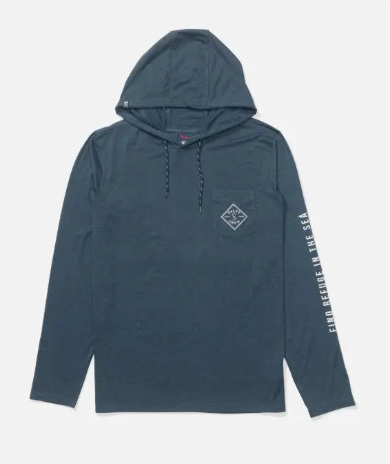 Salty Crew Tippet Long Sleeve Hood Tech Tee 1