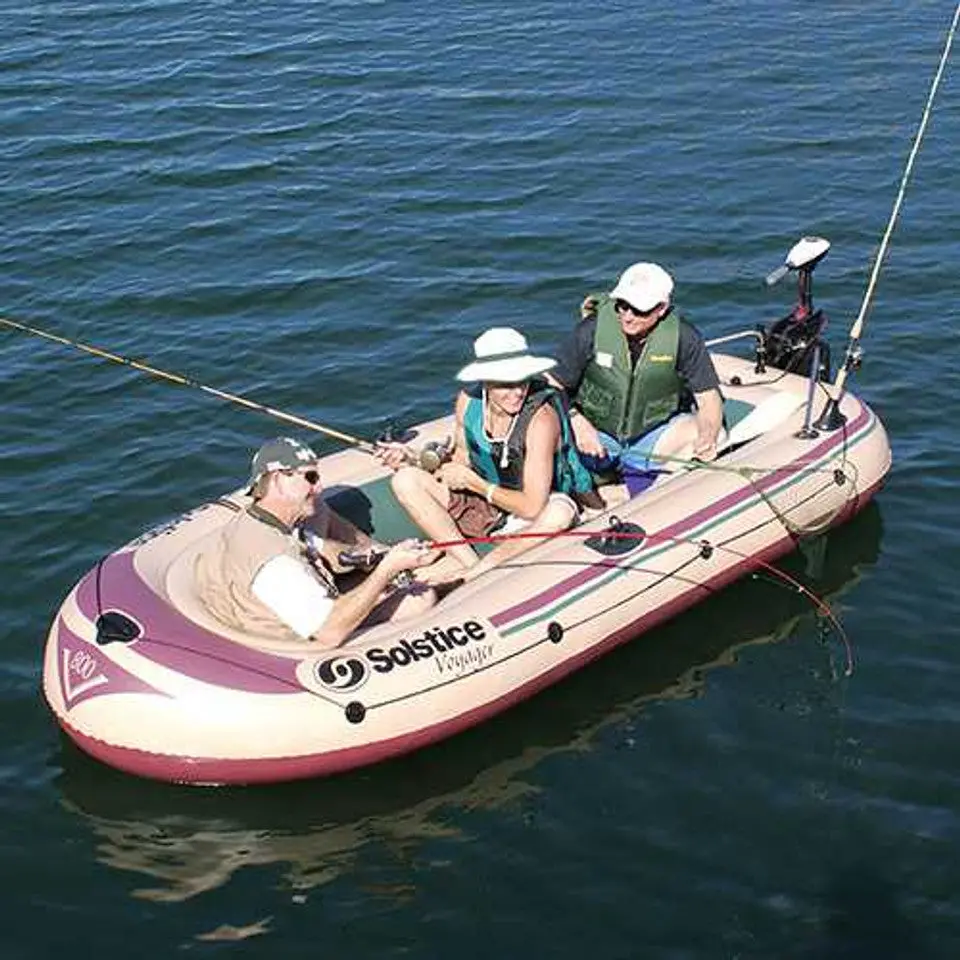 Solstice Voyager Inflatable Boat - 6-Person 1