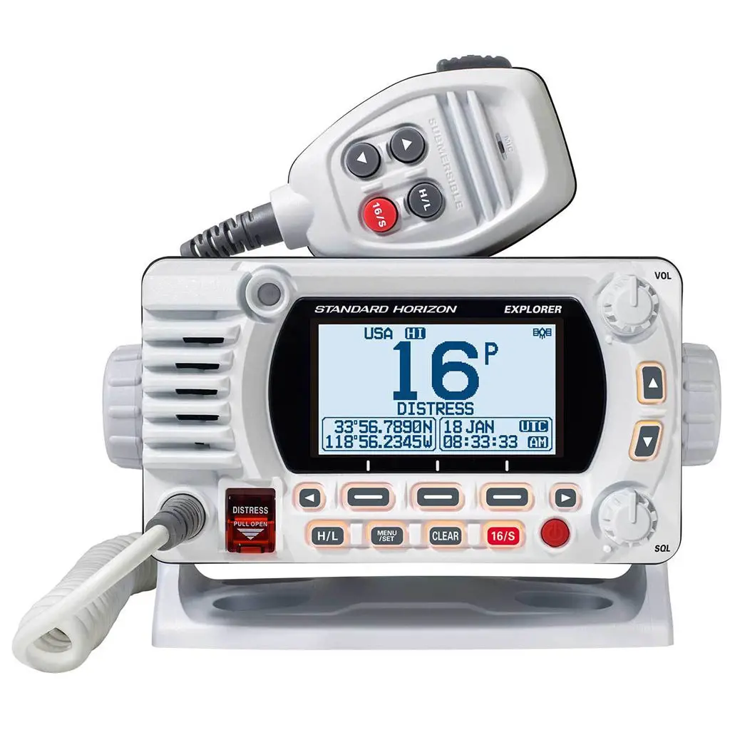 Standard Explorer Fixed Mount White Vhf/Gps 1