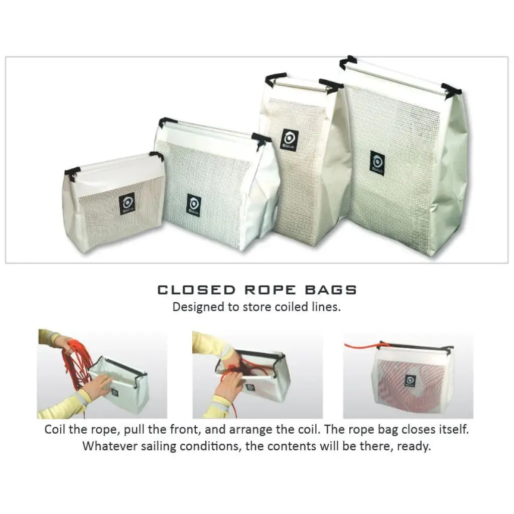 Outils-Oceans Closed Rope Bag - Medium White 1