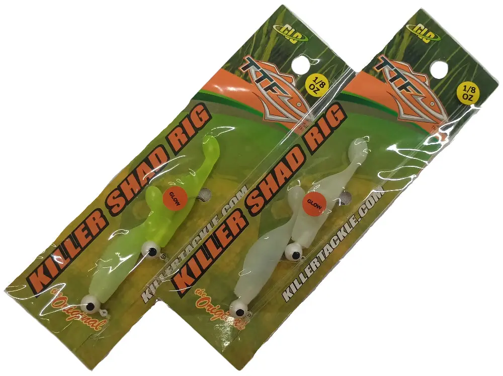 Texas Tackle Factory Killer Shad Double Rig Lures - 1/16 Oz. To 1/4 Oz. 1