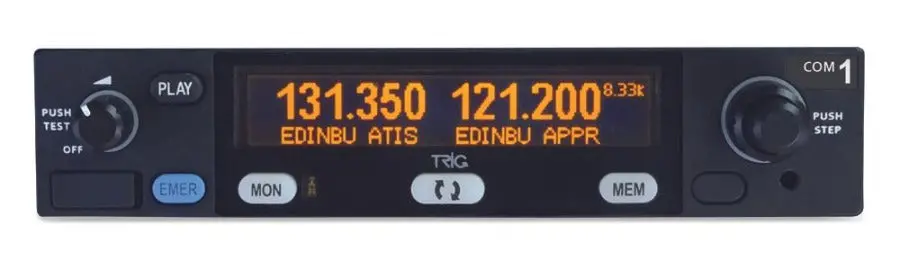Trig Ty96 Aviation Slimline Vhf Radio (8.33 Khz/25 Khz, 10W) 1
