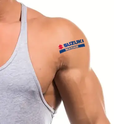 Suzuki Marine Temporary Tattoos - 100 Pack 1