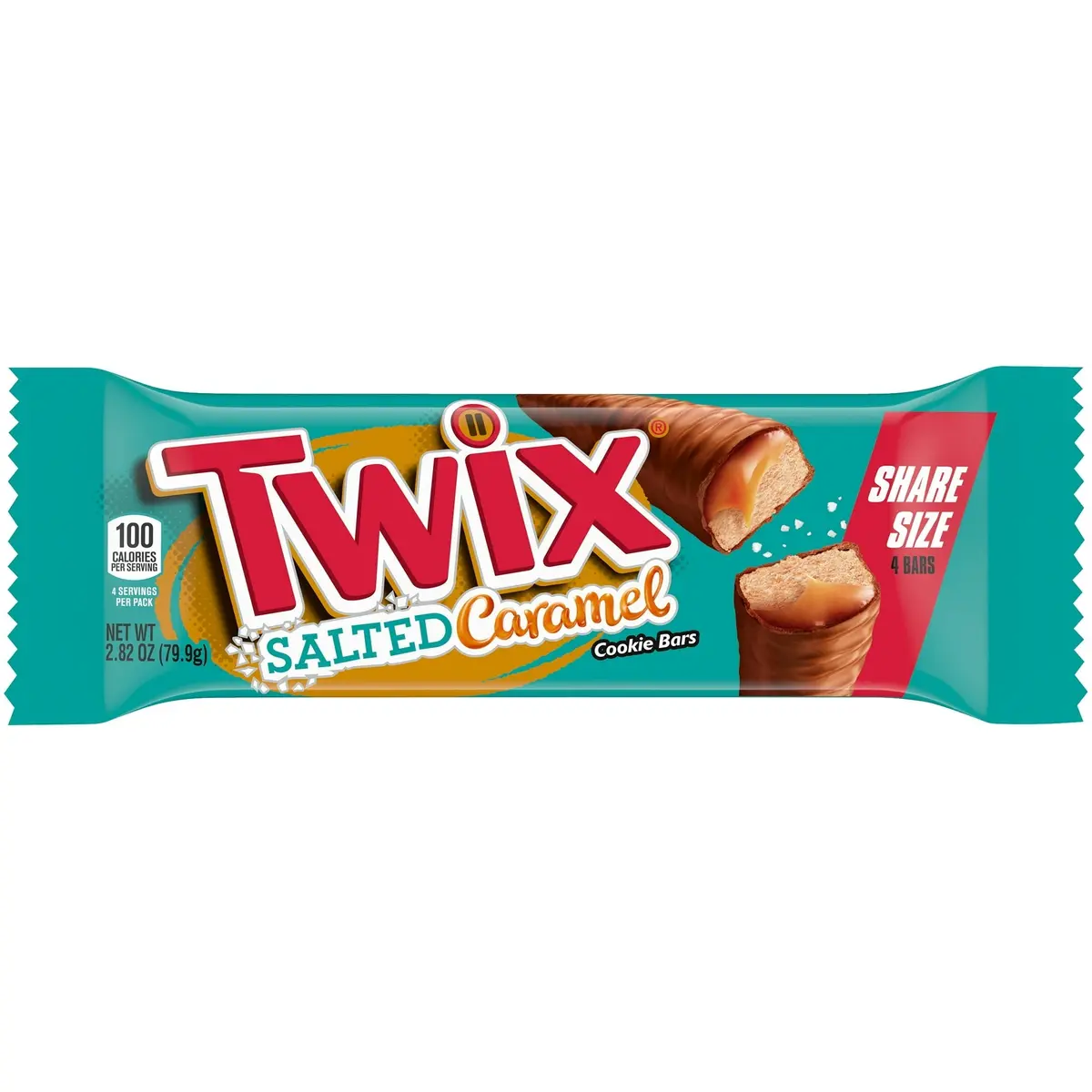 Twix Salted Caramel Chocolate Cookie Bars -2.8.Oz 1