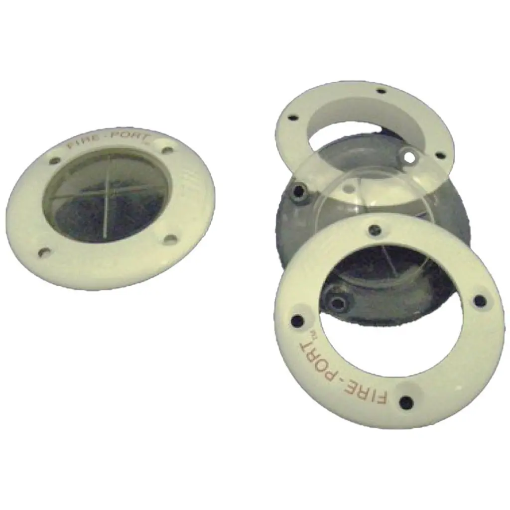 3 Piece Fire Port - White 1