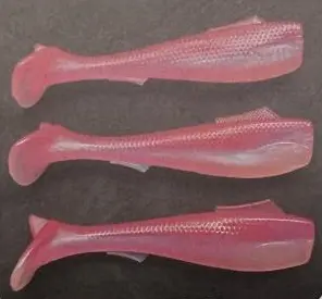 Vip Outdoors 3.5" Swim Bait Pearl Pink 1