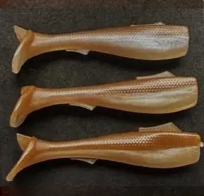 Vip Outdoors 3.5" Swim Bait Tan Tuna 1