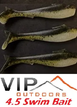 Vip Outdoors 4.5" Swim Bait Chicken Oac 1