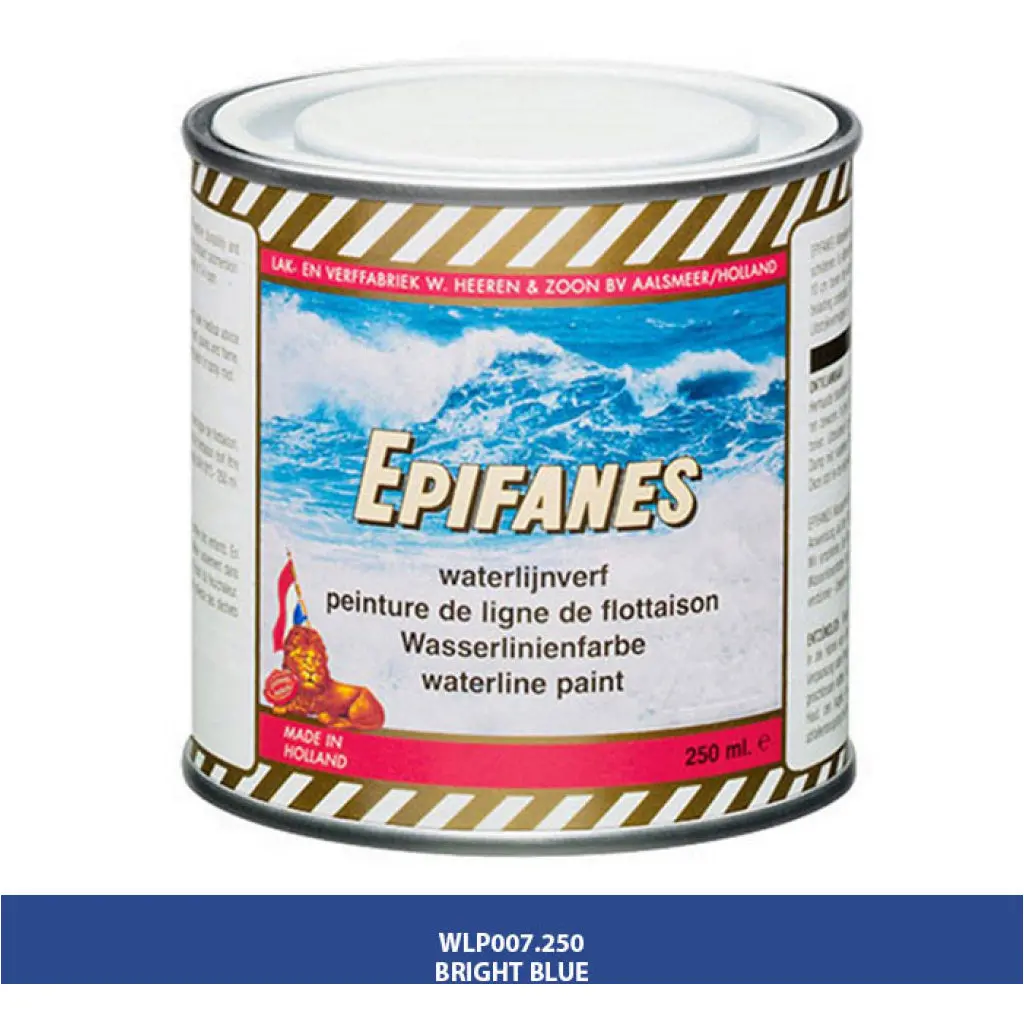 Epifanes Bright Blue Waterline Paint 250Ml 1