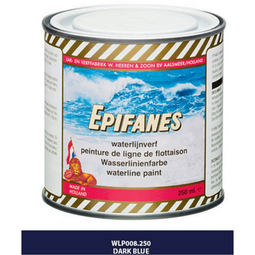 Epifanes Dark Blue Waterline Paint 250Ml 1