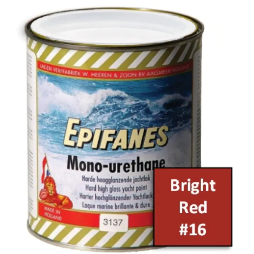 Epifanes Bright Red Waterline Paint 250Ml 1