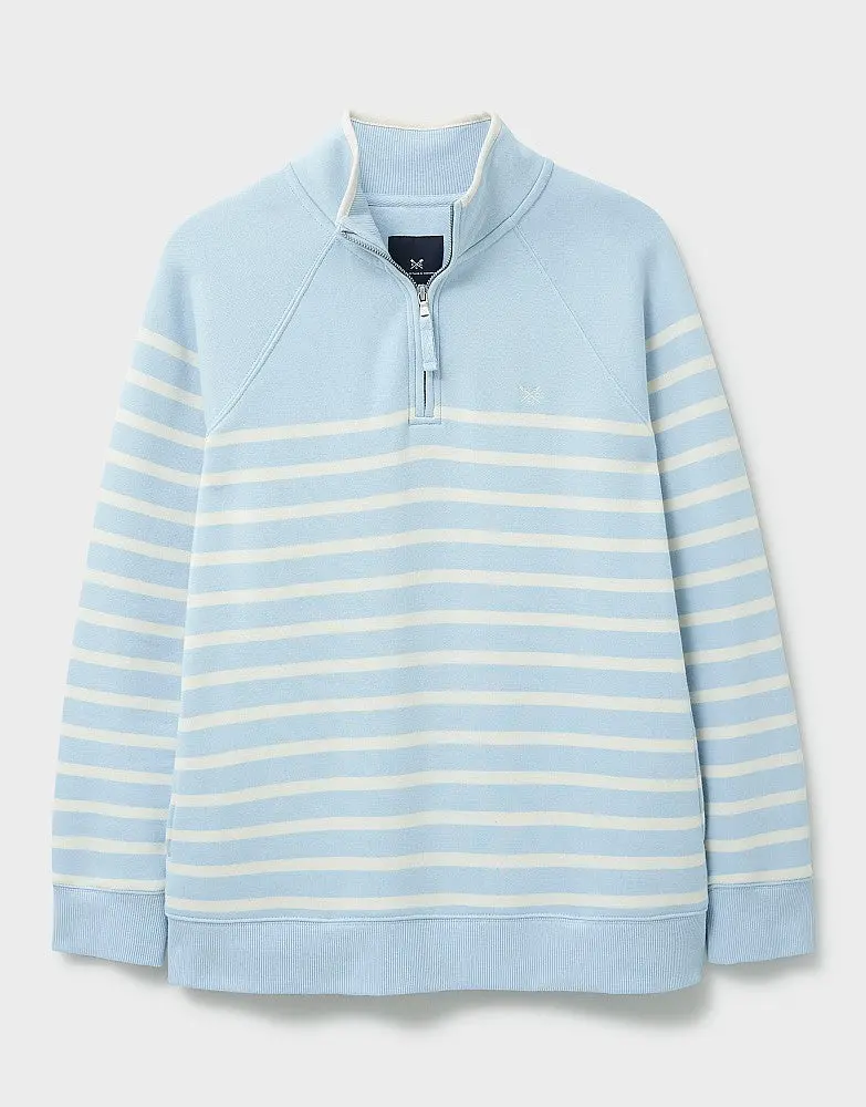 Crew Ladies Half Zip Sweat 1