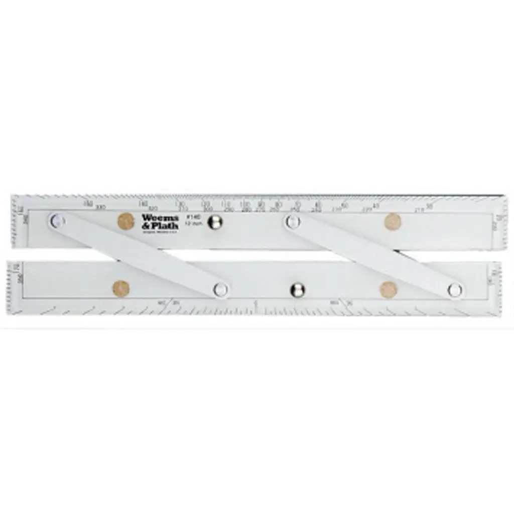 Weems & Plath Parallel Rule - Aluminum Arm 12" 1