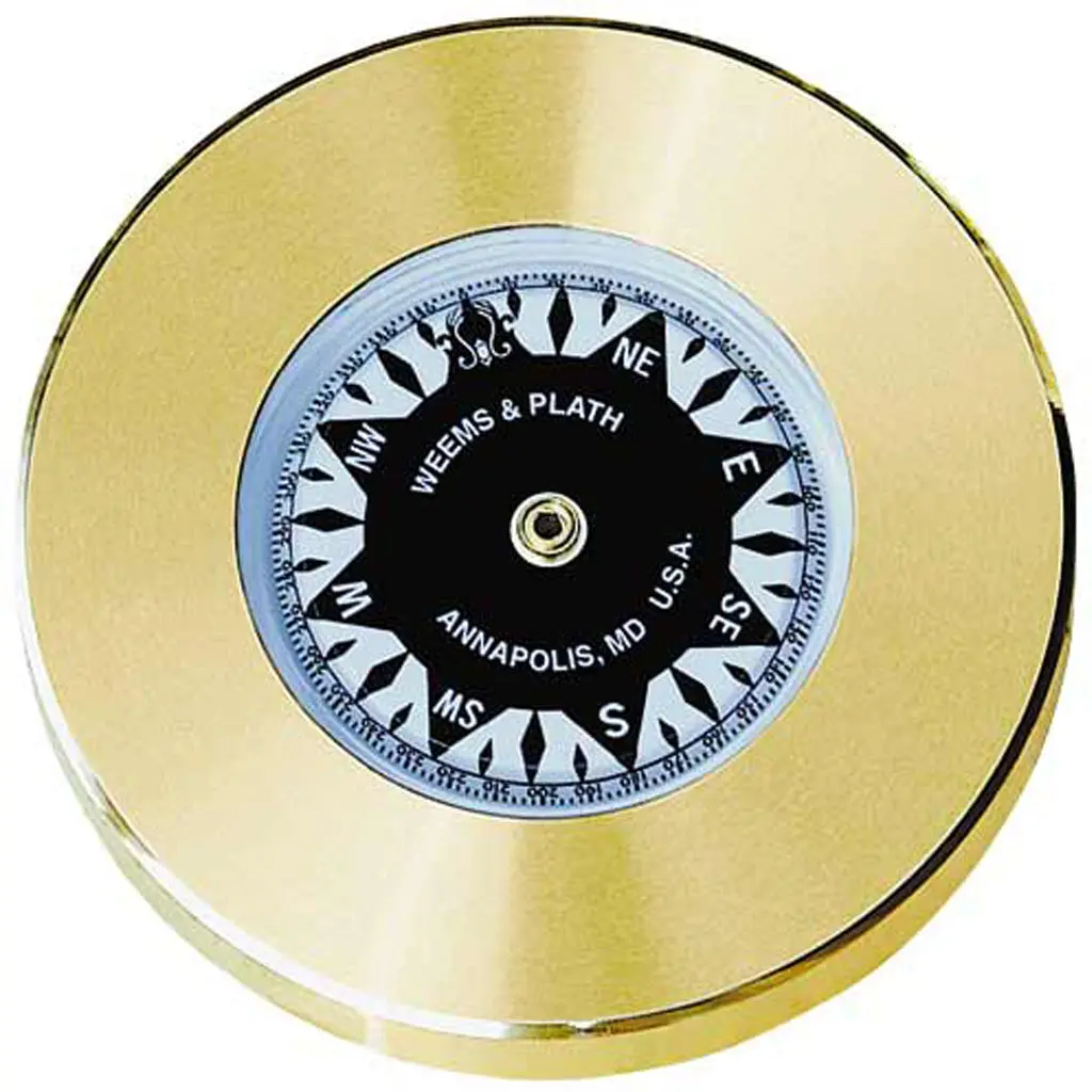 Weems & Plath Chart Nickel Weight Rose Compass 1