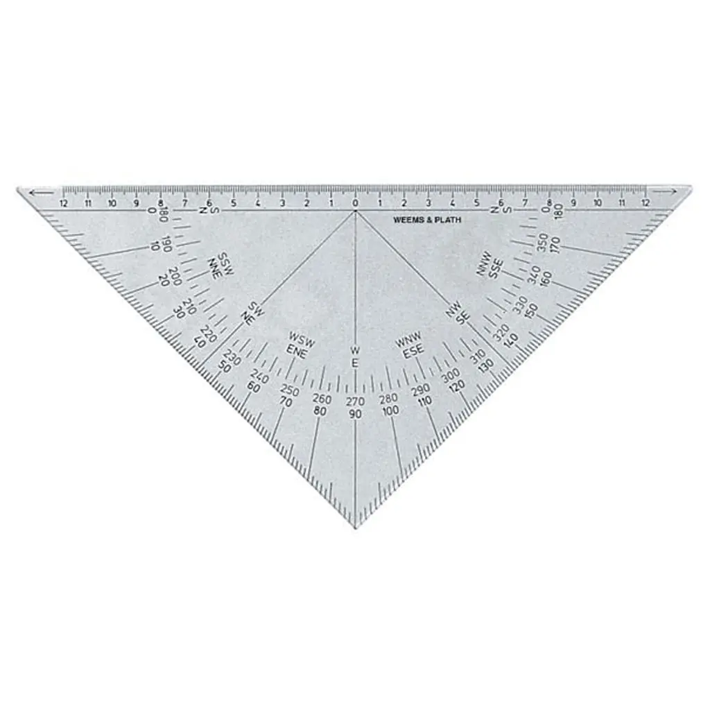 Weems & Plath Protractor Triangle For Nav Pak 1