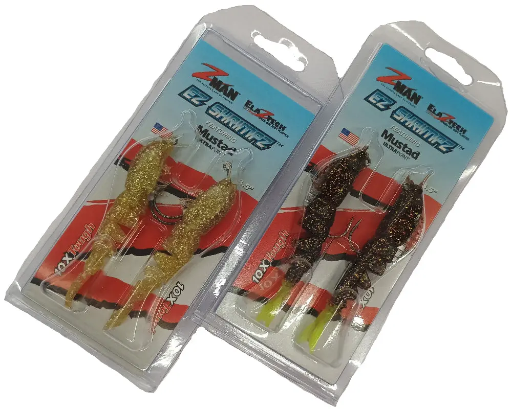 Z-Man Elaztech 3.5" Ez Shrimpz Soft Lures - 2 Pc. 1
