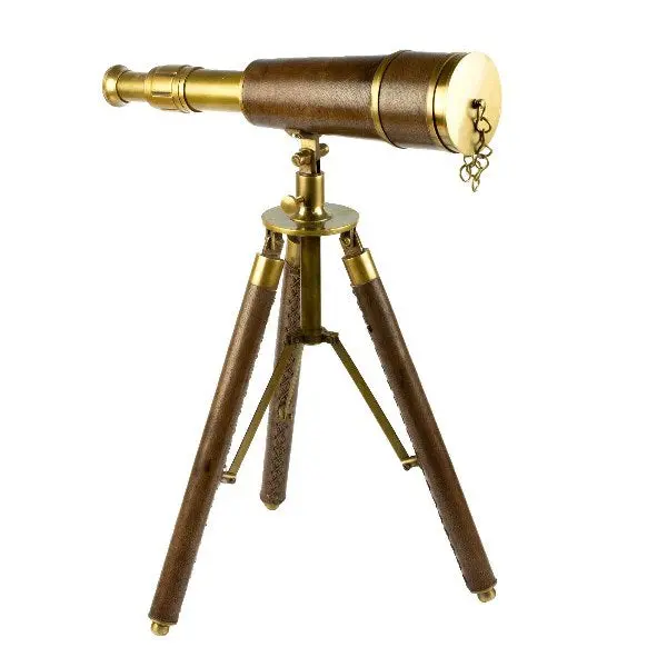 Leather Bound Desk Telescope 1