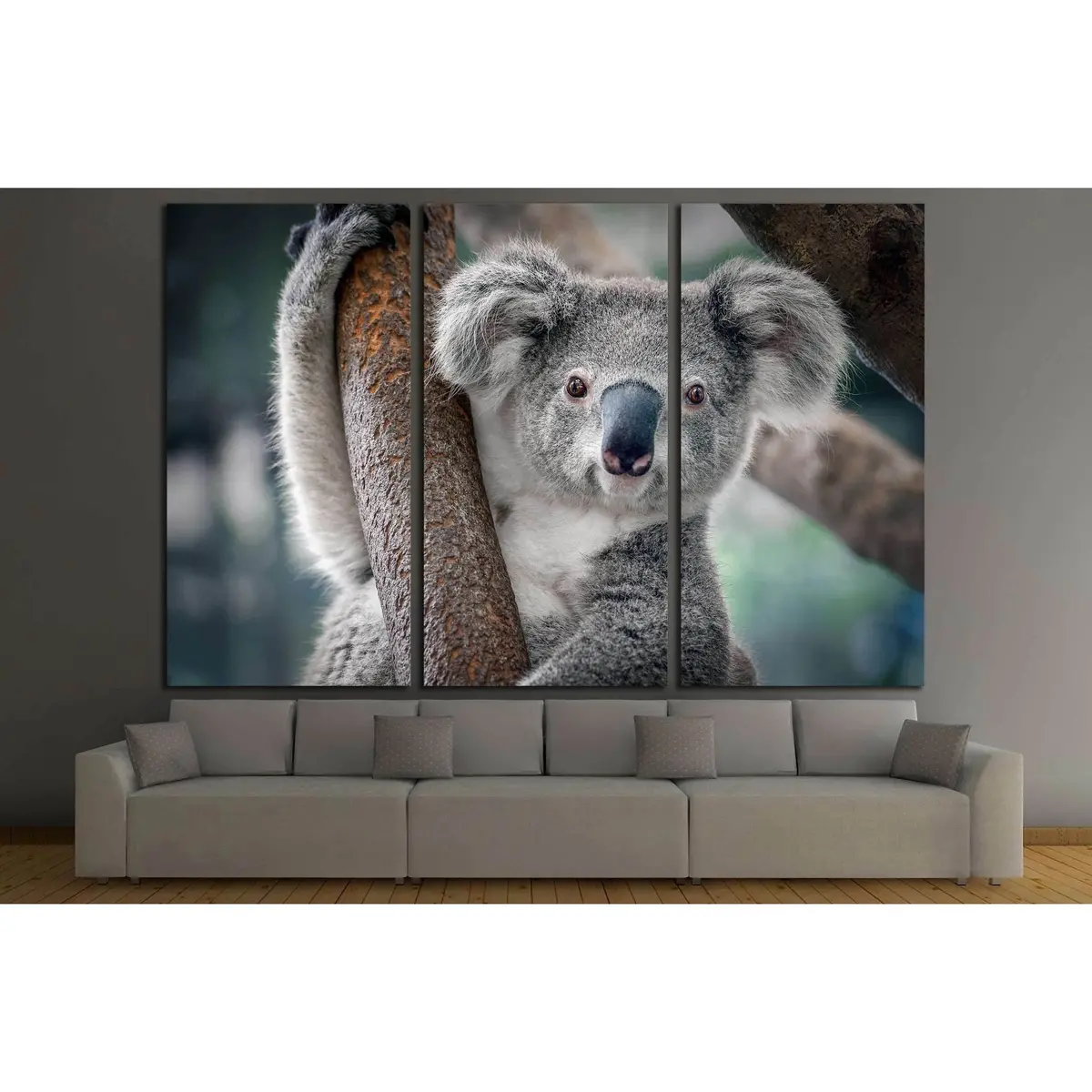 A Cute Koala №2378 Ready To Hang Canvas Print 5