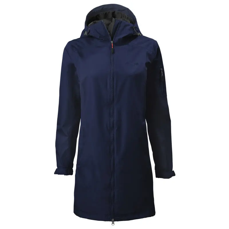 Musto Women's Sardinia Long Rain Jacket Navy 1
