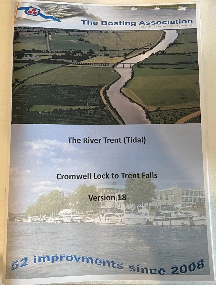 The Boating Association Trent Chart No.2 Tidal 1