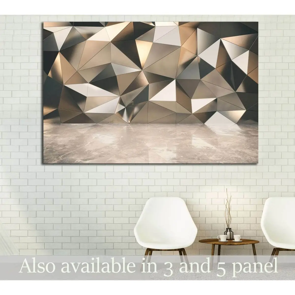 Abstact Exterior With Concrete Floor №1602 Ready To Hang Canvas Print 1