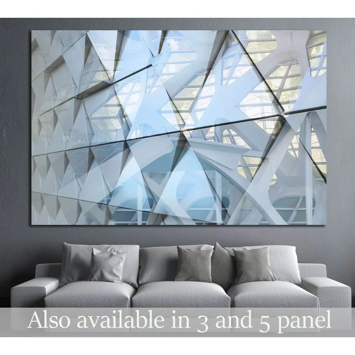Abstract Architectural Detail №1601 Ready To Hang Canvas Print 1