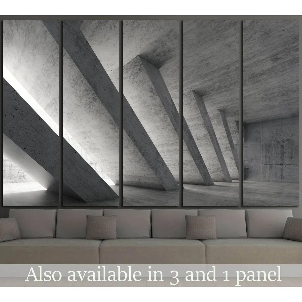 Abstract Architecture Canvas Wall Art Print #1083 – Ready to Hang